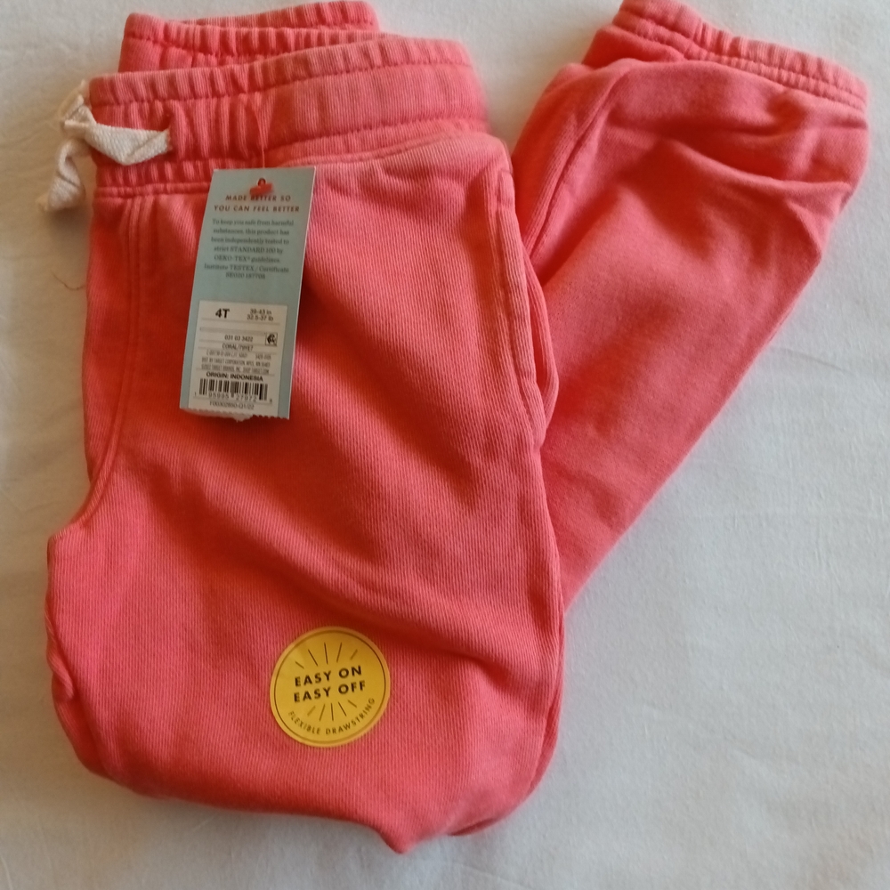 Cat & Jack Coral Kids Joggers
